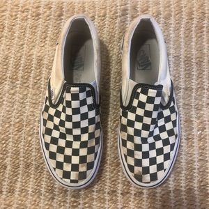 VANS CHECKERBOARD SLIP-ON